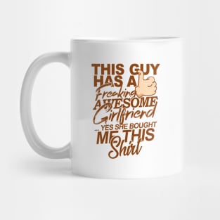 'She Bought Me This Shirt' Boyfriend Girlfriend Gift Mug